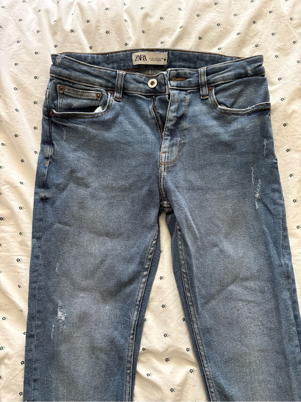 Zara straight leg jeans